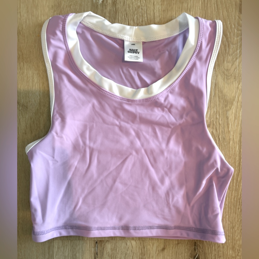 NWT Salt Gypsy Crop Surf Top